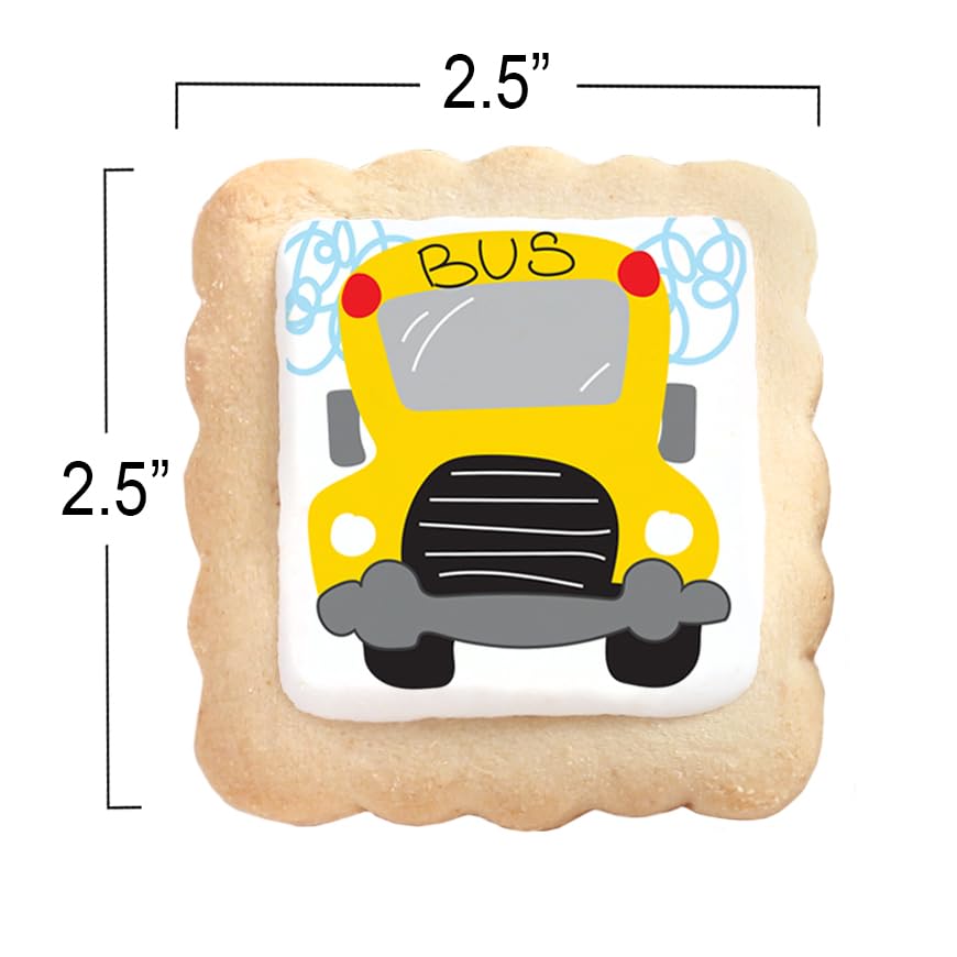 School Cookies Teacher Appreciation Bulk Individually Wrapped Party Favors | Thank You 24 Pack | Back To School Gift Basket | Ap