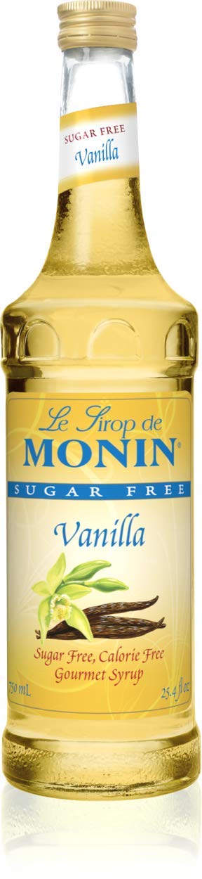 Monin Vanilla Syrup, Gluten-Free, Non-GMO, 750 ML