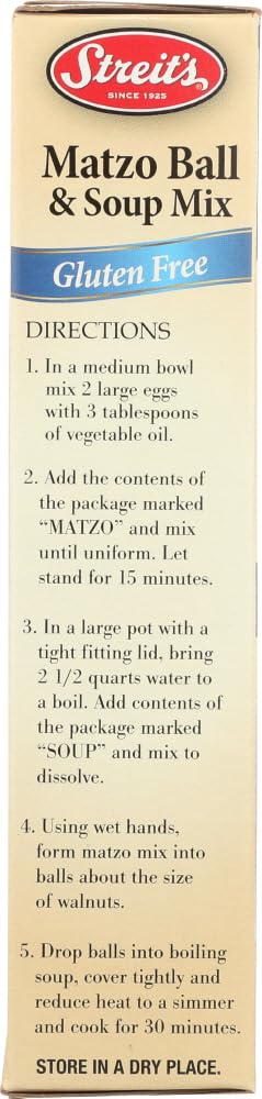 Streits Matzo Ball Soup Gf, 4.5 Oz Boxes (3 Pack)