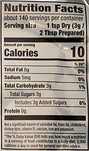 Habanerofire Instant Meringue Mix Powder, Vanilla Flavor, 1 Pound Pack