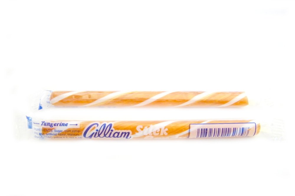 Gilliam, Tangerine Candy Sticks, 80 Count Box