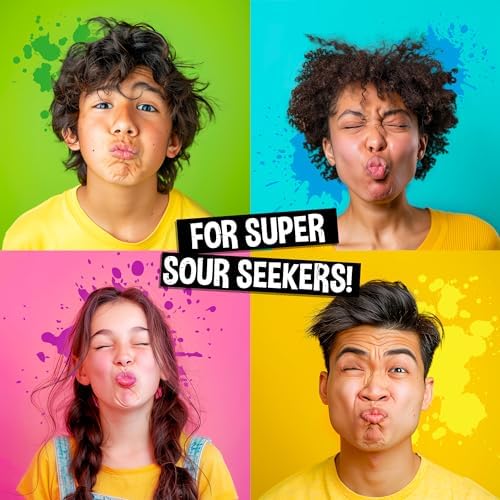 WARHEADS - Extreme Sour Hard Candy - Assorted Fruity Flavors - Sour Apple  Black Cherry  Blue Raspberry  Lemon & Watermelon Flavors  Great For Parades - 5 lb. Bulk Bag