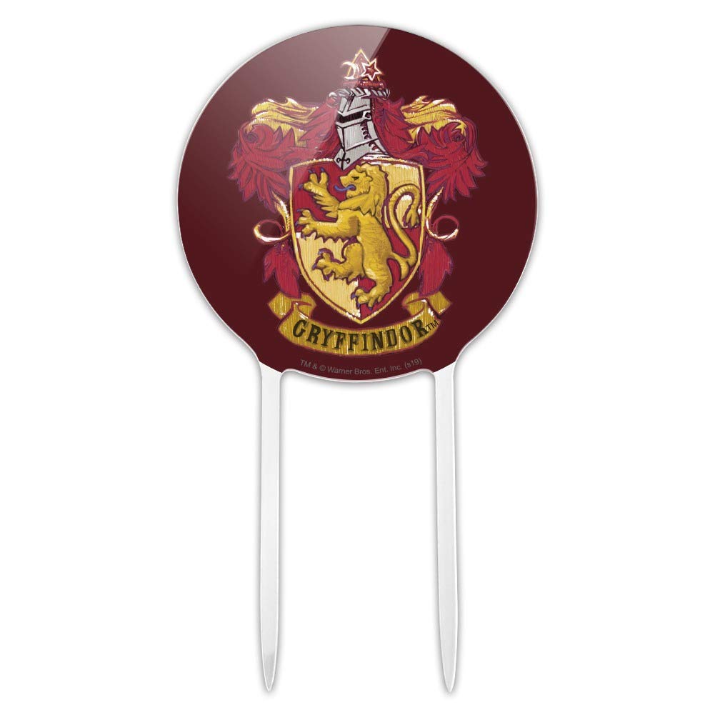 GRAPHICS & MORE Acrylic Cake Topper - Gryffindor Crest Decoration, One Size, Red, Model CAKE.TOPPER.WBGAM037.Z004727_8