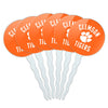 Clemson University Tigers Logo Cupcake Picks Toppers Decoration Set Of 6