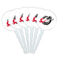 Minnesota State University Moorhead Primary Logo Cupcake Picks Toppers Decoration Set of 6