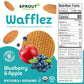 Sprout Organic Wafflez, Blueberry Apple, 0.63 Oz, 5 Ct