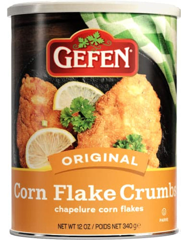 Gefen Corn Flake Crumbs, 12oz (2 Pack) Resealable containers | Total of 1.5 Pounds, Naturally Gluten Free (Not Certified)
