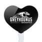 GRAPHICS & MORE Cupcake Picks Set of 6 - Acrylic Heart Decoration - University of Indianapolis