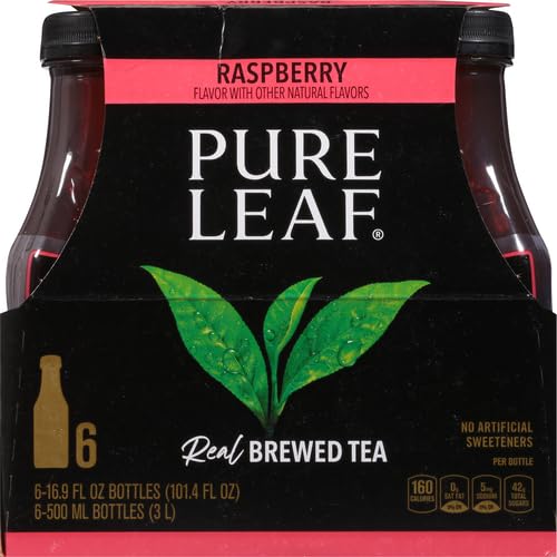 Pure Leaf Raspberry Iced Tea, 16.9 Fl Oz (Pack of 6)
