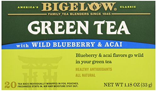 Bigelow Tea Green Tea With Blueberry, 20 Ct