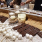[400 Piece] Wedding/Party Bulk S'Mores Kit - Makes Up To 108 S'Mores - Includes 12'' Roasting Sticks, Chocolate, Graham Crackers