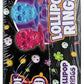 Halloween Day of the Dead Sugar Skull Lollipop Rings,7.61 ounce, Box of 18