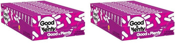 GOOD & PLENTY Licorice Fat Free, Candy Boxes, 6 oz (12 Count) (Pack of 2)