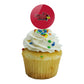 Illinois State Primary Logo Cupcake Picks Toppers Decoration Set Of 6