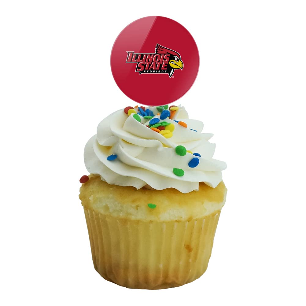 Illinois State Primary Logo Cupcake Picks Toppers Decoration Set Of 6