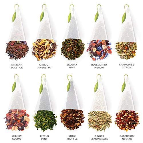 Tea Forte Herbal Tea Chest with Handcrafted Pyramid Infusers, 4.44 Ounce (Pack of 1)