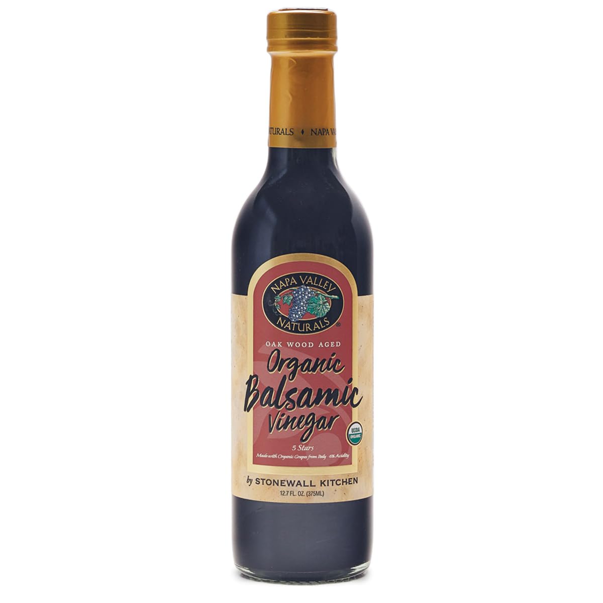 Napa Valley Naturals Organic Balsamic Vinegar, 12.7 Ounce, 5 Star Quality