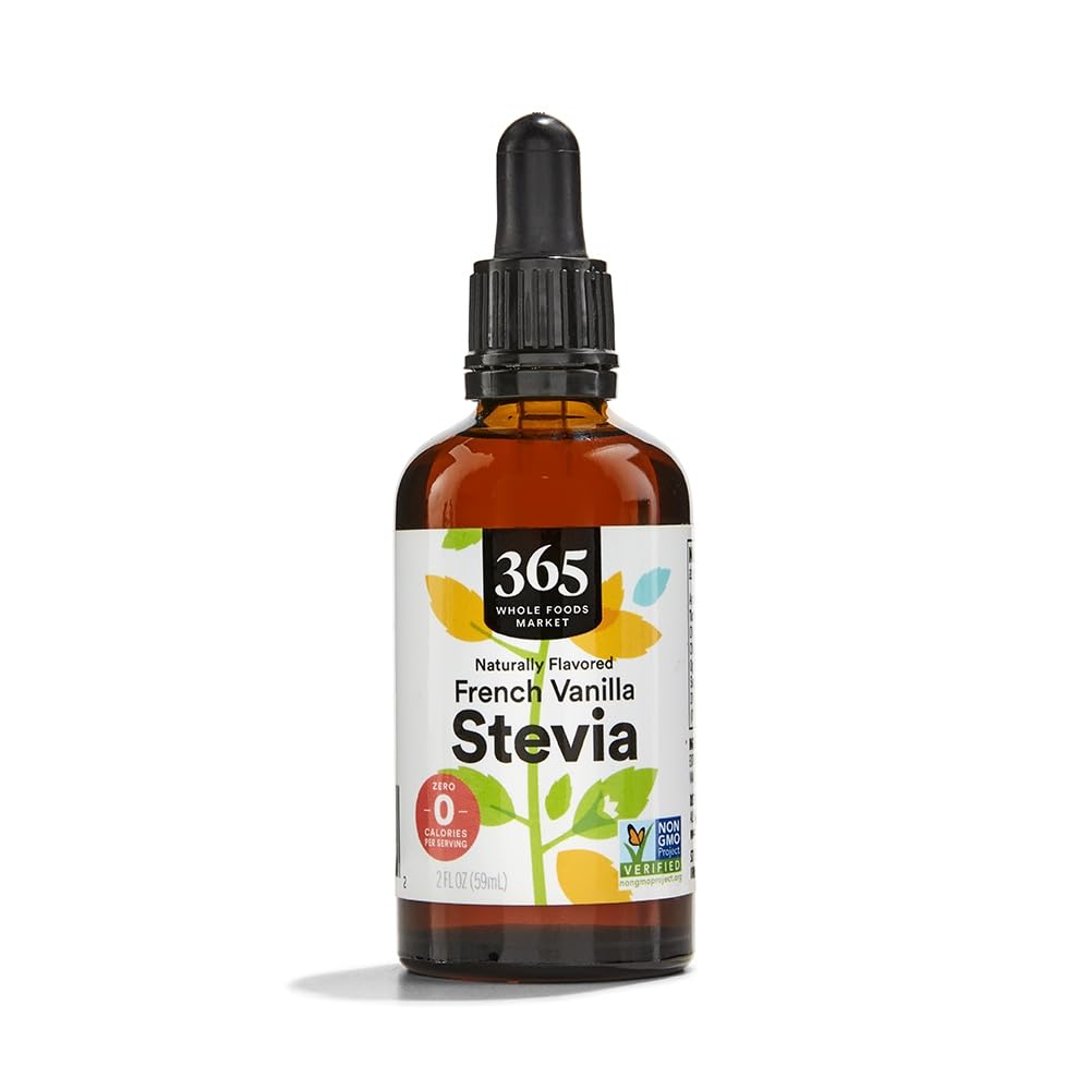 365 by Whole Foods Market, Stevia Liquid Extract, Naturally Flavored French Vanilla, 2 Fl Oz