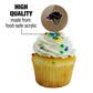 Whittier College Secondary Logo Cupcake Picks Toppers Decoration Set Of 6