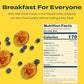 Feel Good Foods Gluten Free Blueberry Pancake Balls | Frozen Breakfast Snacks | 12.7 oz