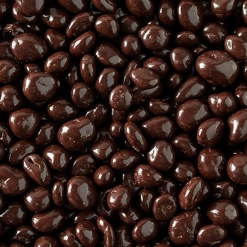 Dark Chocolate Covered Cranberries - Gourmet  Antioxidant Rich Bulk Chocolate Covered Fruit Candy Bites  By Queen City Candy Cave (8 Oz)
