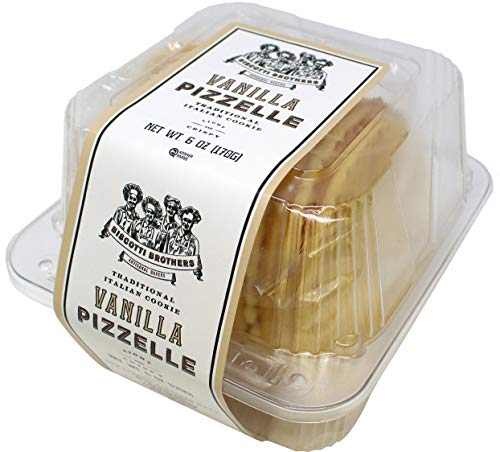 Biscotti Brothers Bakery Pizzelle Cookie, Vanilla, 6 Ounce
