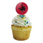Northwestern Oklahoma State Primary Cupcake Picks Toppers Decoration Set Of 6