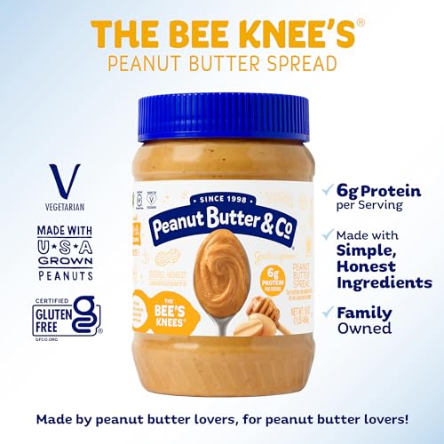 Peanut Butter & Co. The Bees Knees (Honey) Peanut Butter, Gluten Free, 16 Ounce