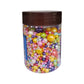 Edible Pearl Sugar Sprinkles Multicolor Candy Mixing Size Baking Edible Cake Decorations Cupcake Toppers Cookie Decorating Celeb