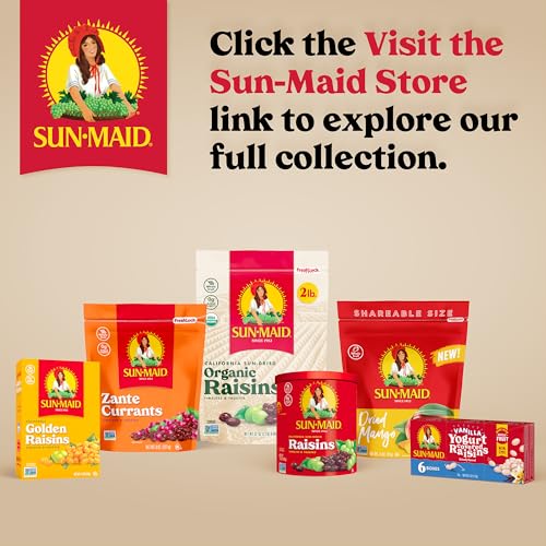 Sun-Maid Deglet Noor Pitted Dried Dates - (4 Pack) 8 oz Resealable Bag - Pitted Deglet Noor Dates Dried Fruit Snack for Lunches,