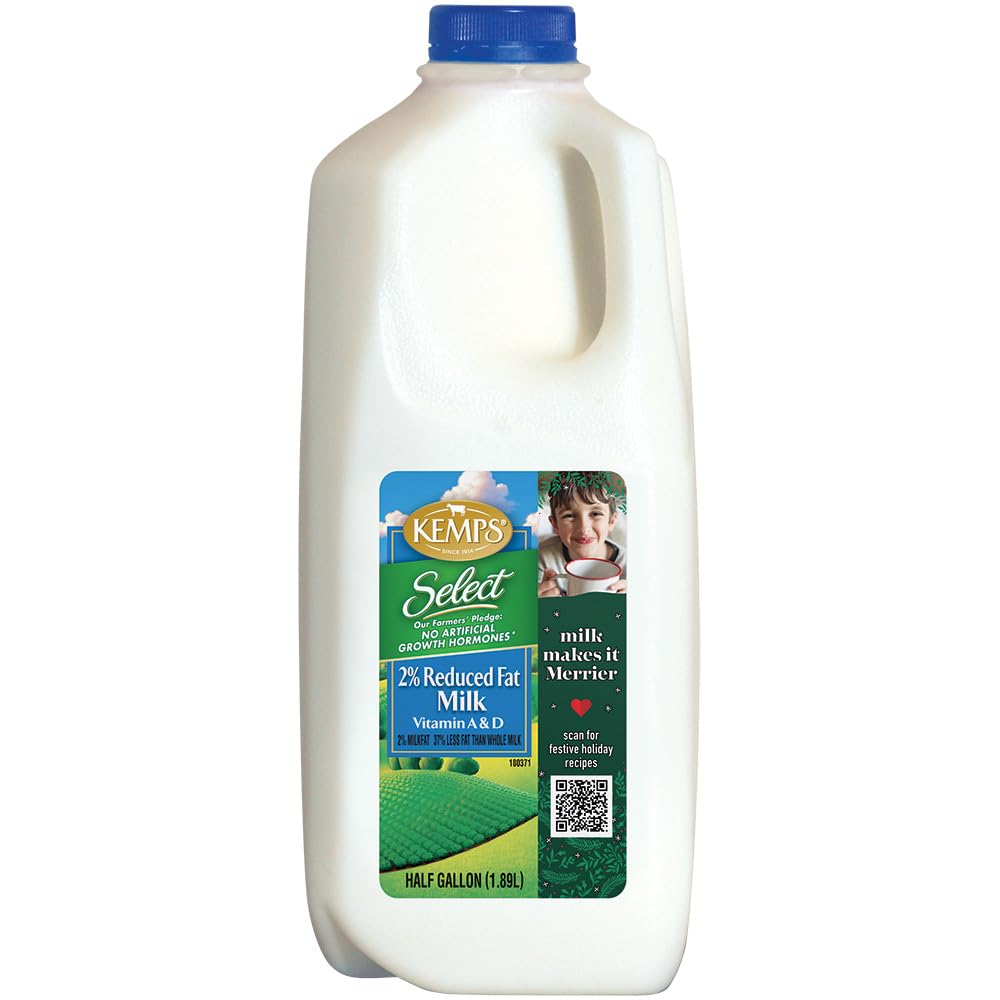 Kemps Select 2% Milk Half Gallon, 64 Fl Oz
