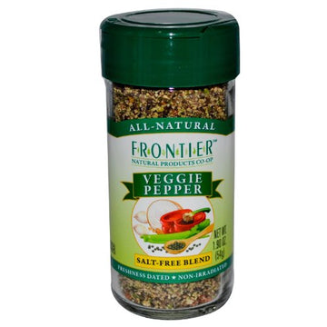 Frontier Herb Saltless Veggie Pepper (1X1.76 Oz)