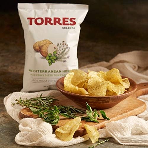 Generic [5 Pack] Mediterranean Sea Salt - 50G/ 1.76Oz - Torres Spanish Potato Chips Patatas Fritas Made In Barcelona, Spain (Sal