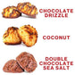 Jennies Organic Coconut Macaroons Variety Pack, 5.25oz | Coconut, Chocolate Drizzle, Double Chocolate Sea Salt | Peanut Free | D