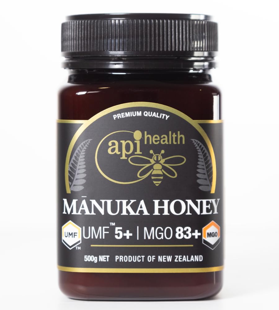 Manuka Honey UMF 5+ (MGO 83+) Pure New Zealand Honey, 1.1 lb (500g)