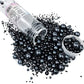 Christmas Sprinkles Edible Pearls Sugar Sprinkles Black Candy 120G/ 4.2Oz Desserts Sprinkles Cake Decorations Cupcake Toppers Co