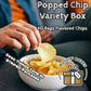 Popped Chip Snack Pack - 40 Count Bulk Box of Individually Wrapped Popped-Style Chips (0.8 oz Each) - Assembled by Bussin Boxes