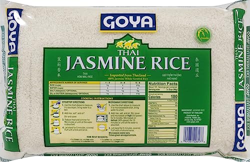 Goya Foods Thai Jasmine Rice, 20 Pound (Pack Of 2)