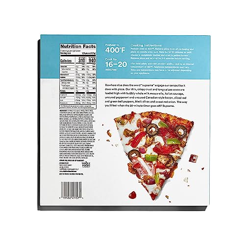 365 By Whole Foods Market, Supreme Thin Crust Pizza, 14.5 Ounce