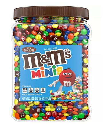Mini M&M S (Mini 3 lbs Bulk, Chocolate) Baking bites Milk Chocolate.
