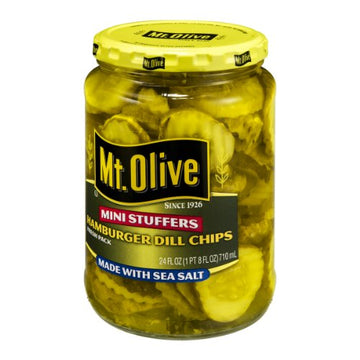 Mt. Olive Mini Stuffers Hamburger Dill Chips