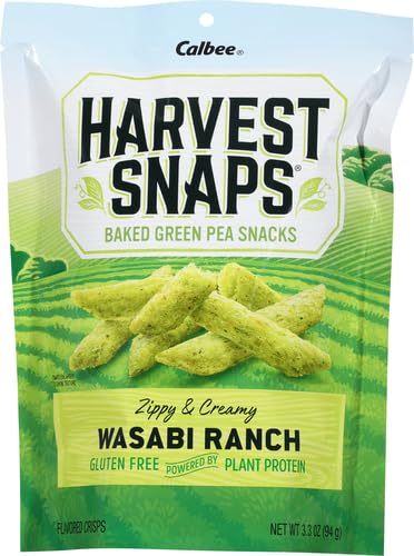 Calbee Snapea Crisps - Wasabi Ranch, 3.3 Ounce (Pack of 4)