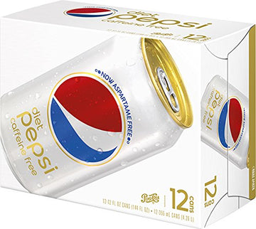 Pepsi Diet Pepsi, 12 Fl Oz Cans, 12 Pack - Red, Model 012000810039