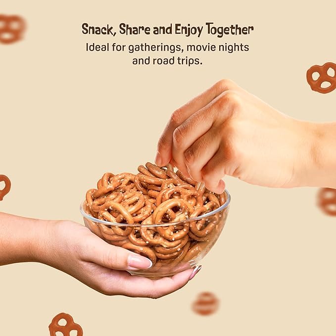 Austin Pretzel Co. Lonestar Original Pretzels – Gourmet Butter Toffee Snacks – 4 Oz (Pack of 4)