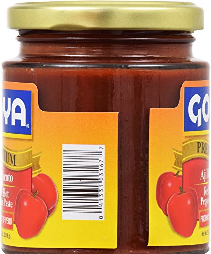 Goya Foods Aji Rocoto Red Hot Pepper Paste, 7.5 Ounce (Pack Of 12)