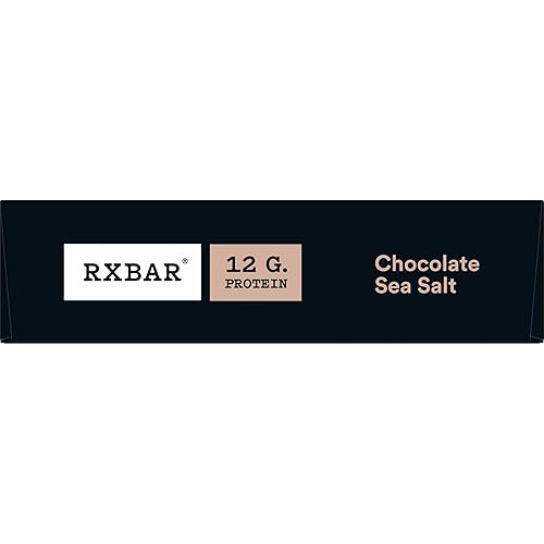 RXBAR Protein Bars, Protein Snack, Snack Bars, Chocolate Sea Salt, 9.1oz (5 Bars)
