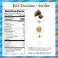 Undercover Quinoa Chocolate Crispy Quinoa Snack, Dark Chocolate + Sea Salt, Gluten-Free, 2 Ounce (Pack of 8)