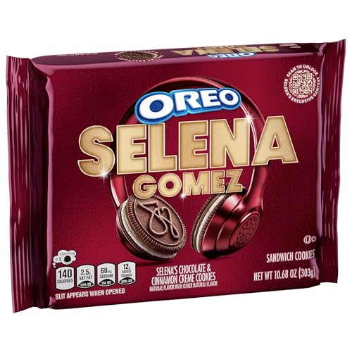 Selena Gomez OREO Cookies  Chocolate and Cinnamon Creme  Limited Edition  10.68 oz