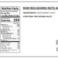 Jaybees Raw Macadamia Nuts - Unsalted Jumbo Size, 4 Pounds - Healthy Keto & Vegan Snack, Resealable Bulk Bag