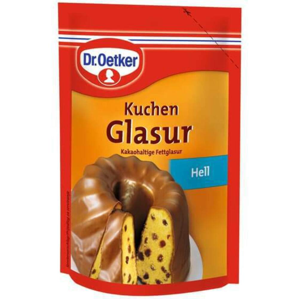 Dr Oetker Hell Kuchen Glasur 125g/4.4oz Milk Chocolate Icing